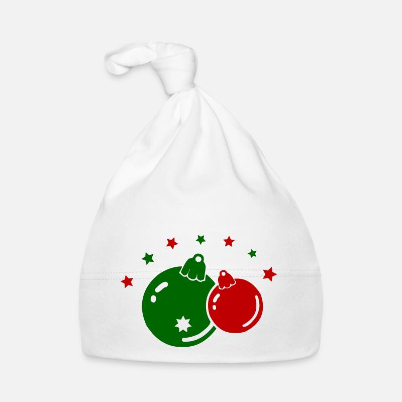 weihnachtskugeln Baby Bio-Mütze