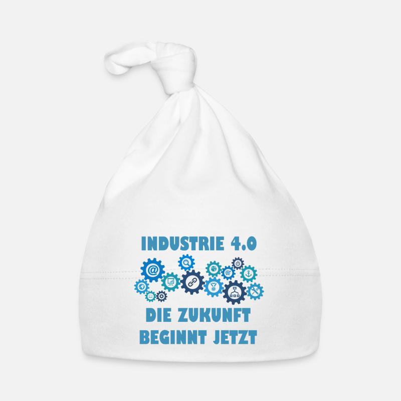 Industrie 4.0 Die Zukunft beginnt jetzt Geschenk Baby Bio-Mütze