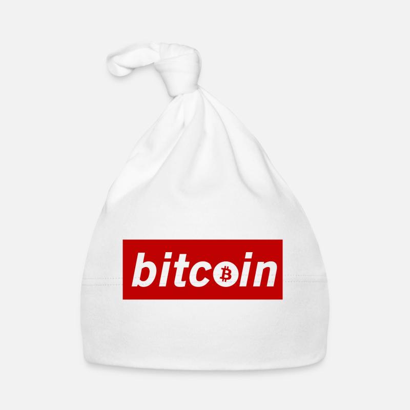 bitcoin - Bitcoin Logo Red Organic Baby Cap