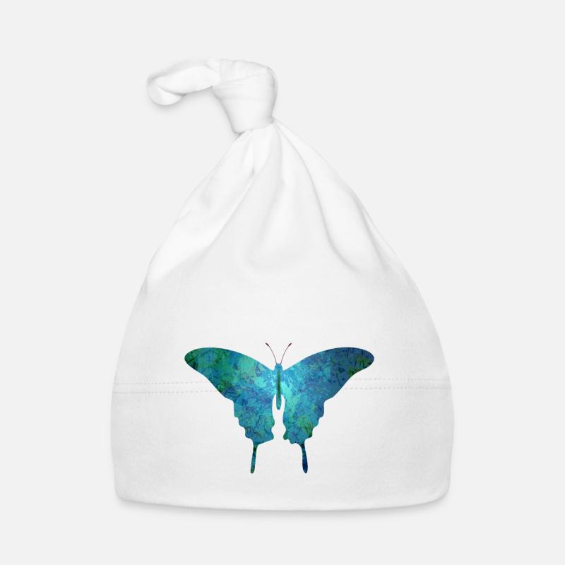 Schmetterling Baby Bio-Mütze