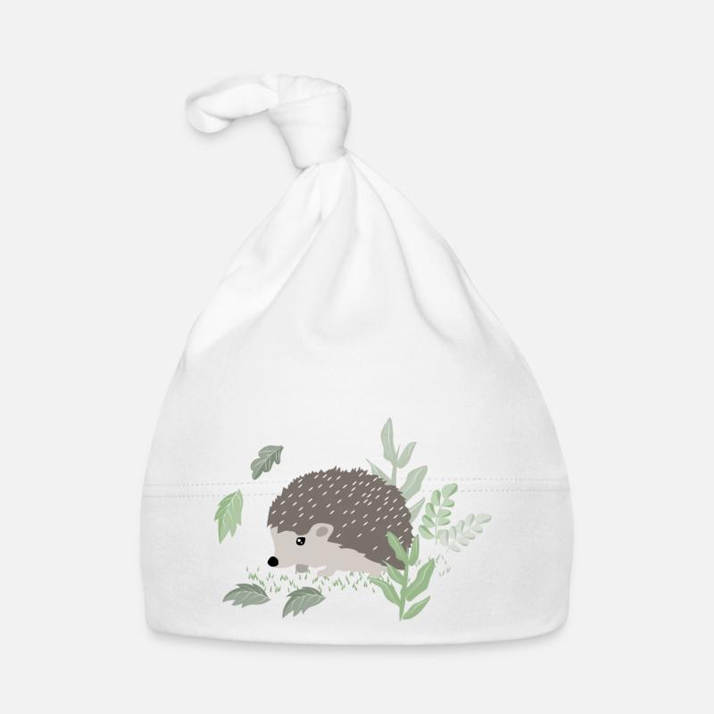 Cute hedgehog Organic Baby Cap