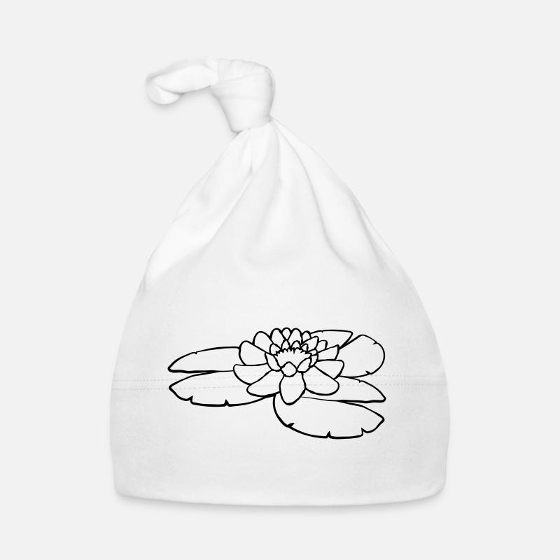 Pond Water Blossom Organic Baby Cap