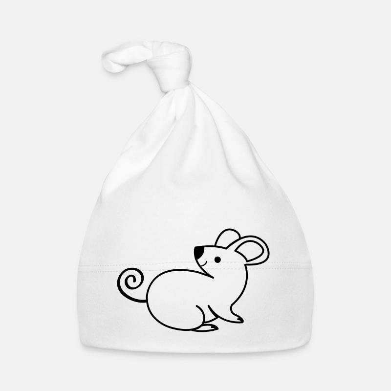 Souris Bonnet bio Bébé
