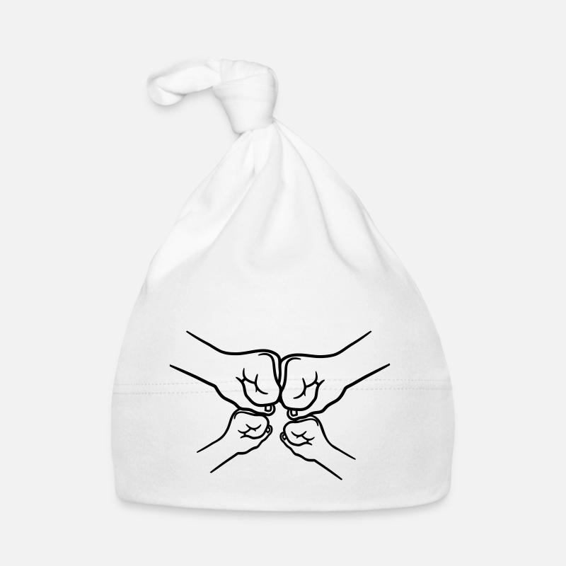 2 Kinder Fäuste Baby Bio-Mütze