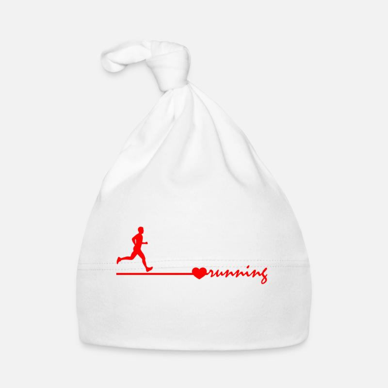 Marathon Running Run jogging - Bonnet bio Bébé - blanc