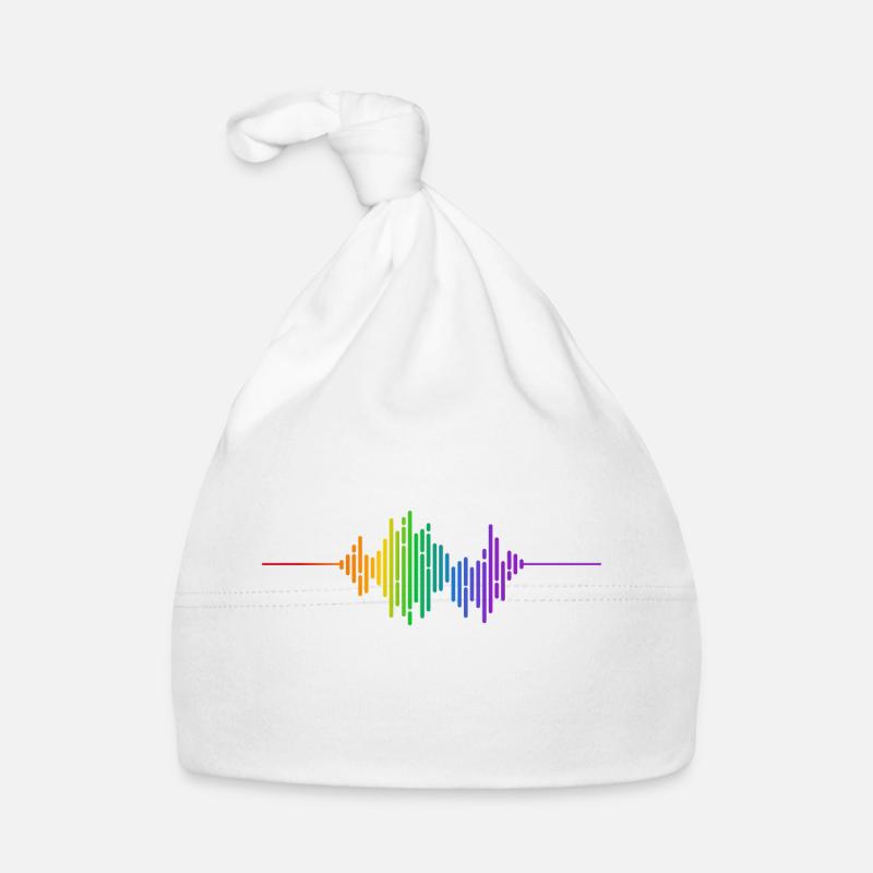 Regenbogen-Schallwelle Baby Bio-Mütze