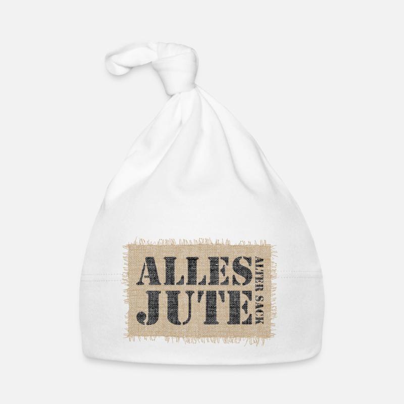 Jutesack Baby Bio-Mütze
