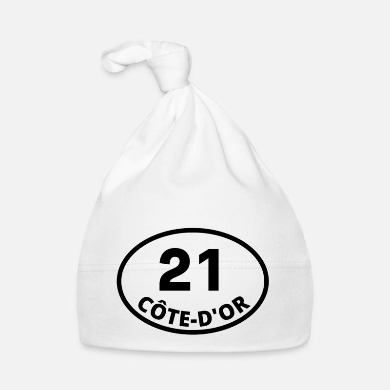21 côte-d'or - Bonnet bio Bébé - blanc