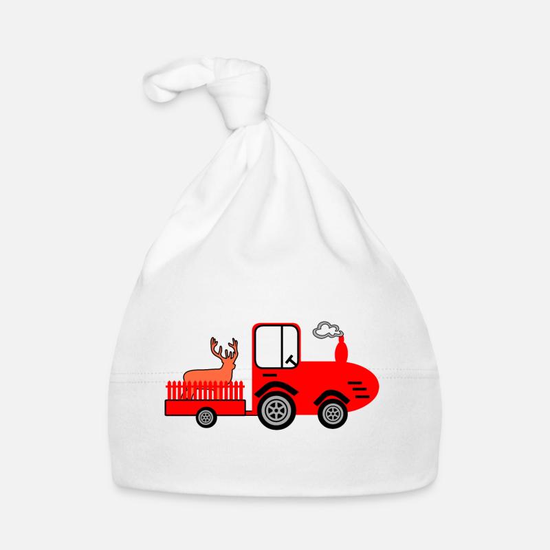 Traktor Baby Bio-Mütze