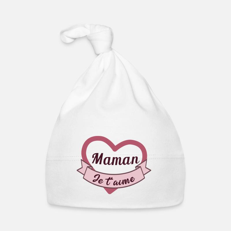 Maman je t'aime Bonnet bio Bébé