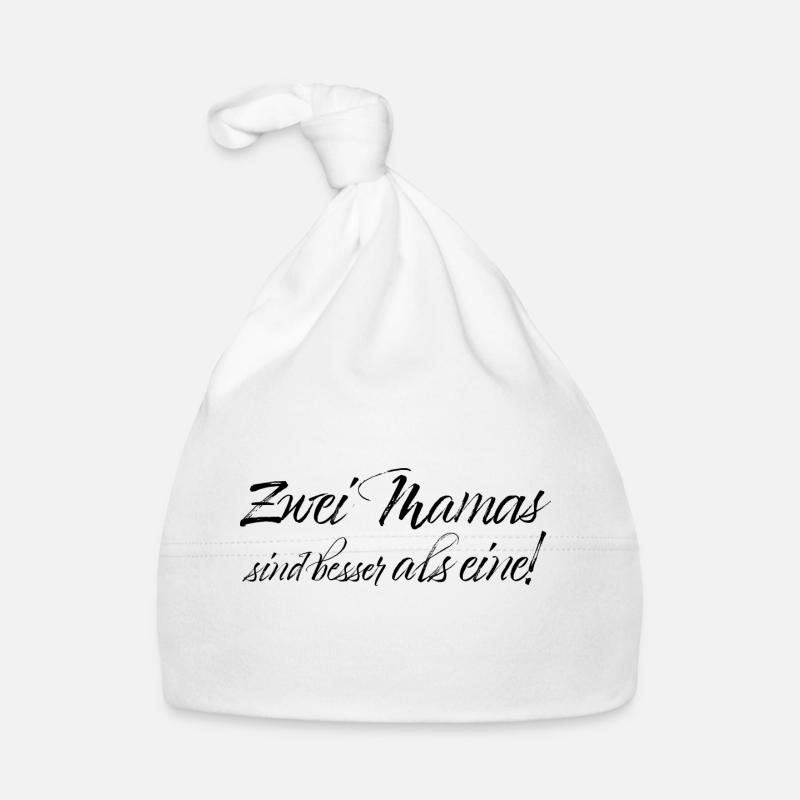 Zwei Mamas sind besser als eine Baby Bio-Mütze