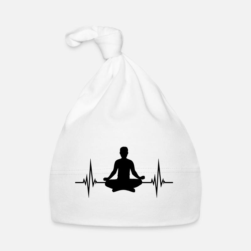 Heartbeat Yoga Position Bonnet bio Bébé