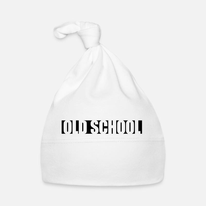 Texte Old School Bonnet bio Bébé