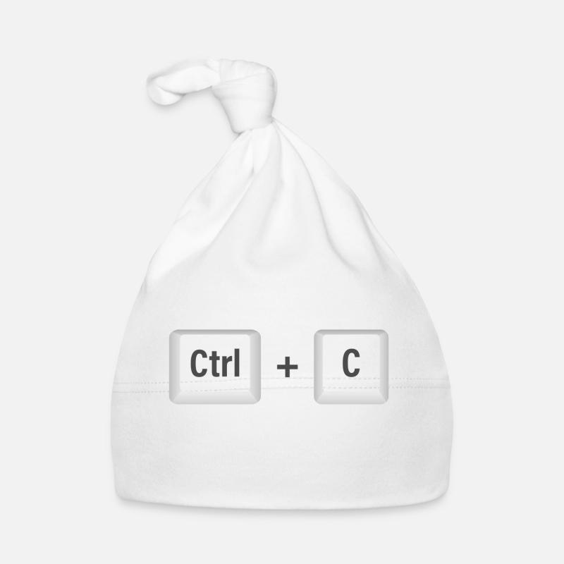 Ctrl C tshirt père et fils Bonnet bio Bébé