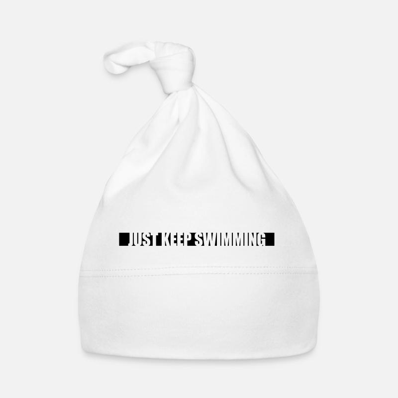 Continuez simplement à nager Bonnet bio Bébé