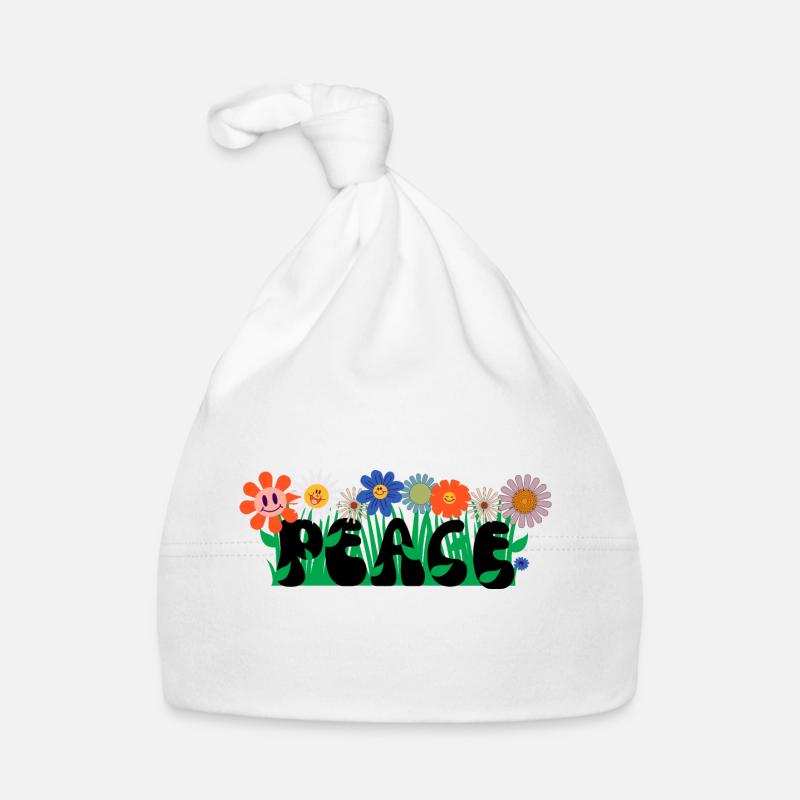 PEACE Organic Baby Cap