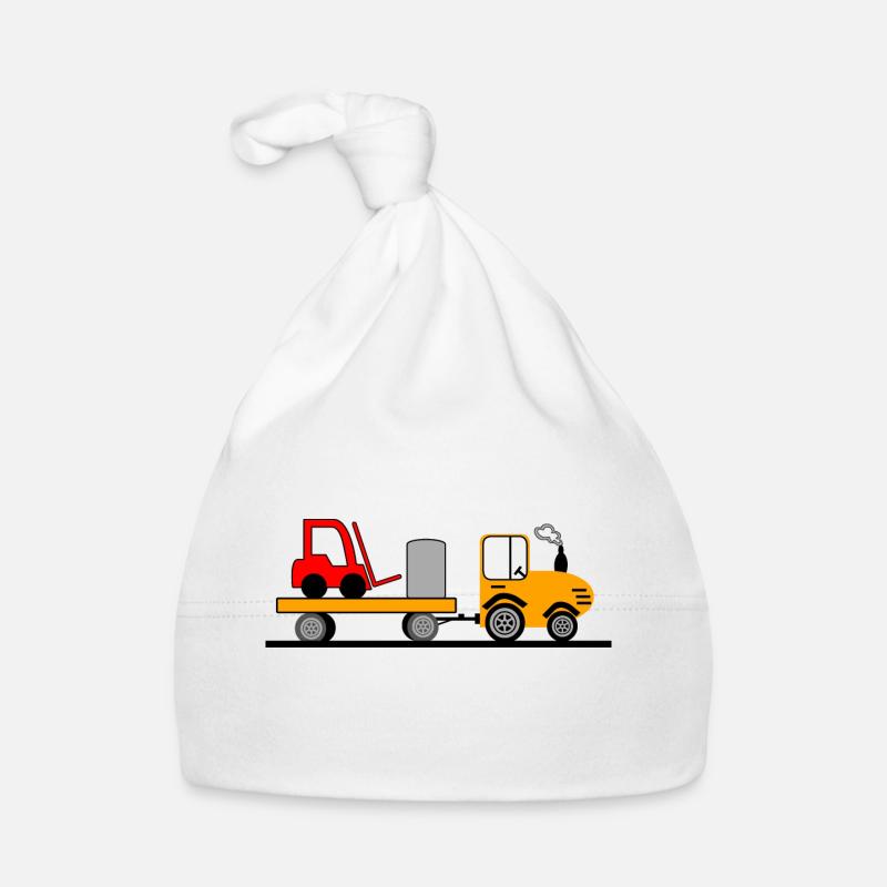 Traktor Baby Bio-Mütze
