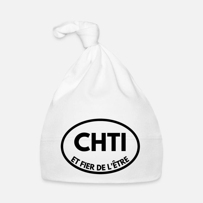 chti et fier de l'être Bonnet bio Bébé