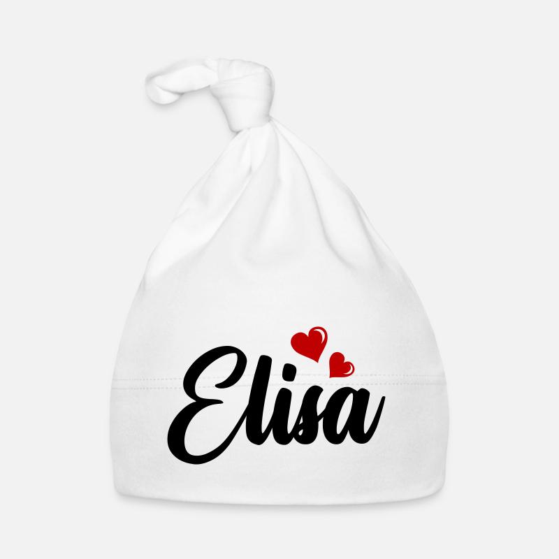 TEST ELISA - Bonnet bio Bébé - blanc