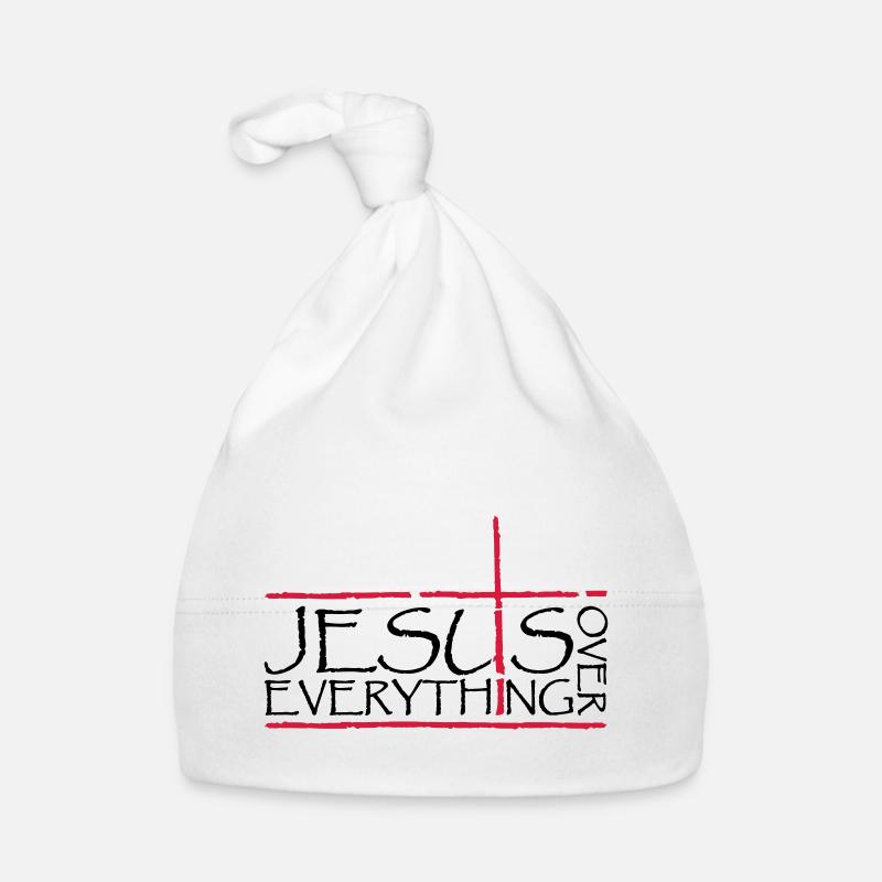 Jesus Over Everything Organic Baby Cap