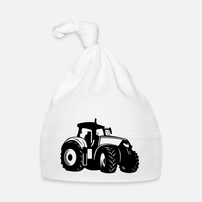 Tractor Organic Baby Cap