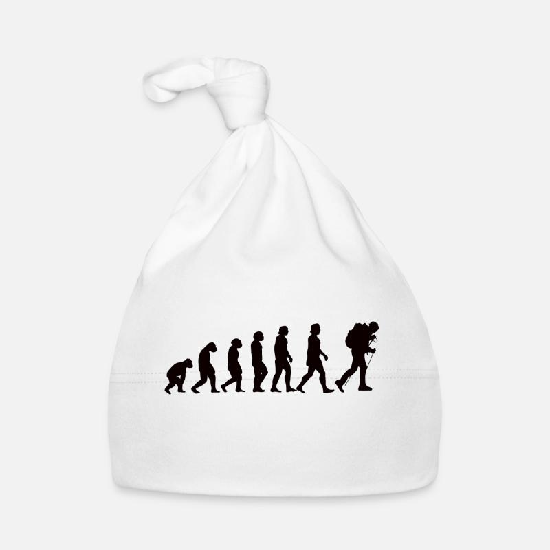 Wandern Evolution Berge Bergsteigen Wanderung Baby Bio-Mütze