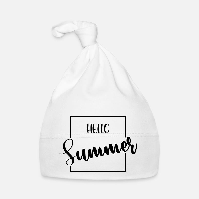 Hello summer Organic Baby Cap