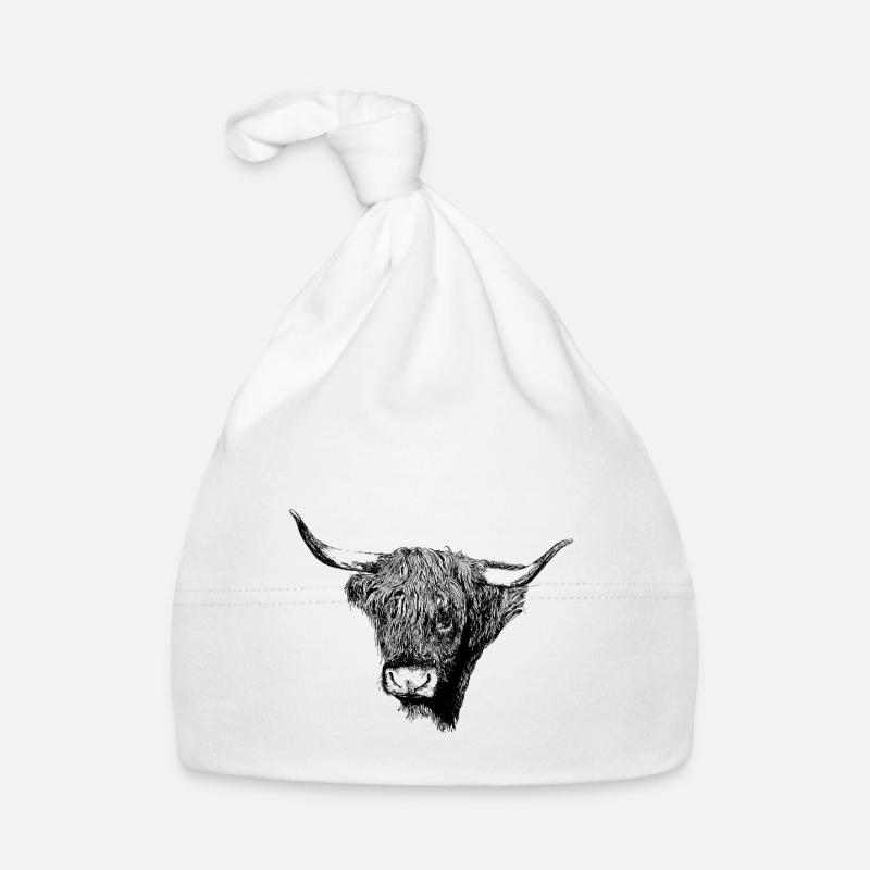 aurochs - Bonnet bio Bébé - blanc