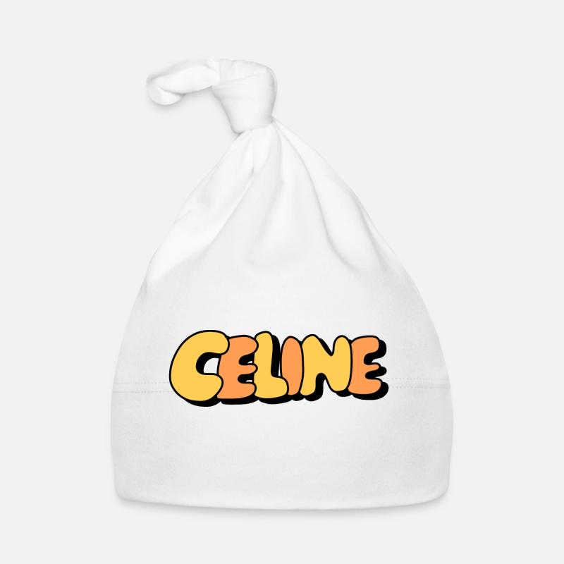 Céline - Bonnet bio Bébé - blanc