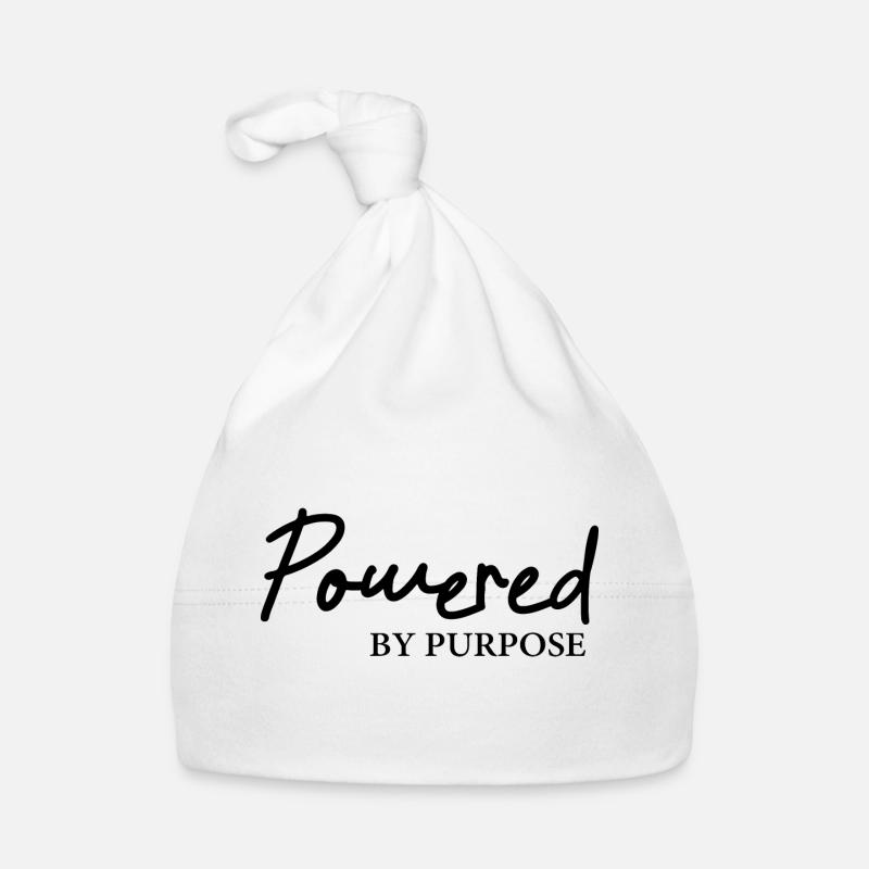 Powered by Purpose - Baby Bio-Mütze - Weiß