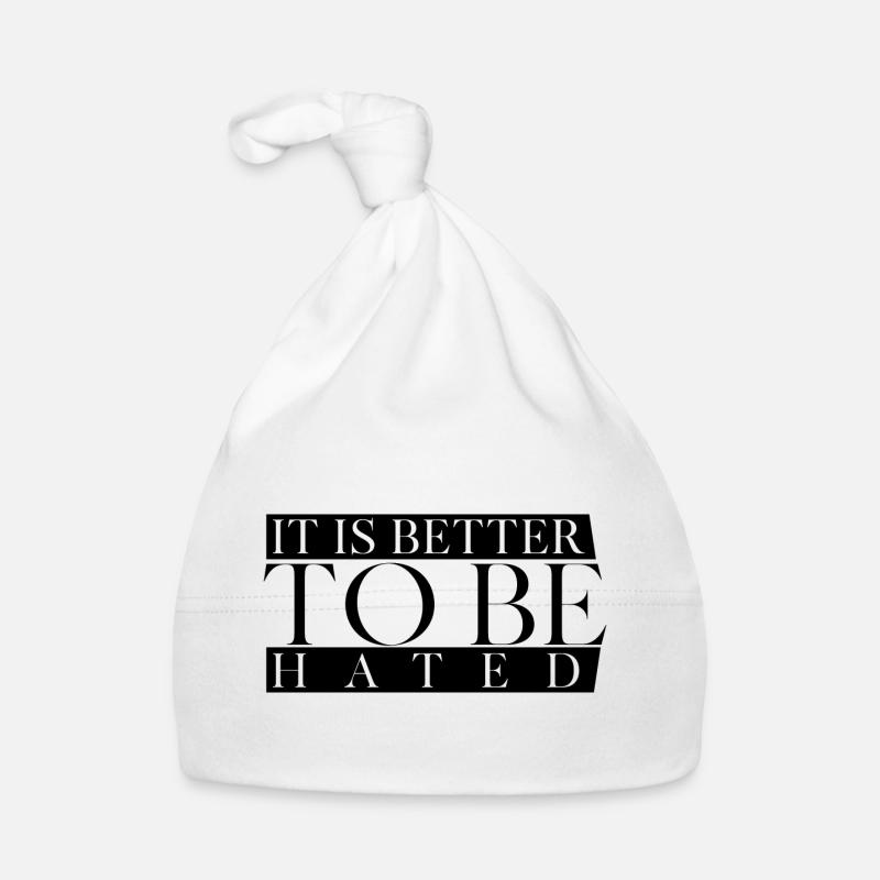 To Be Hated - Bonnet bio Bébé - blanc