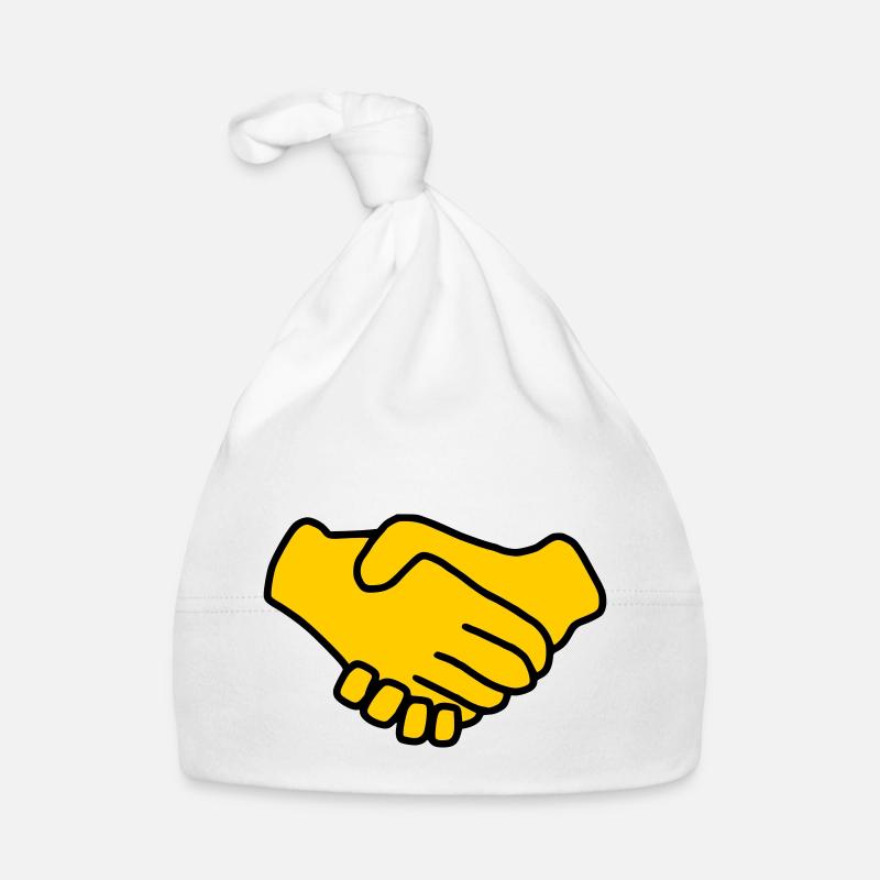 Emoji Hand geben Skizze Farbe Baby Bio-Mütze