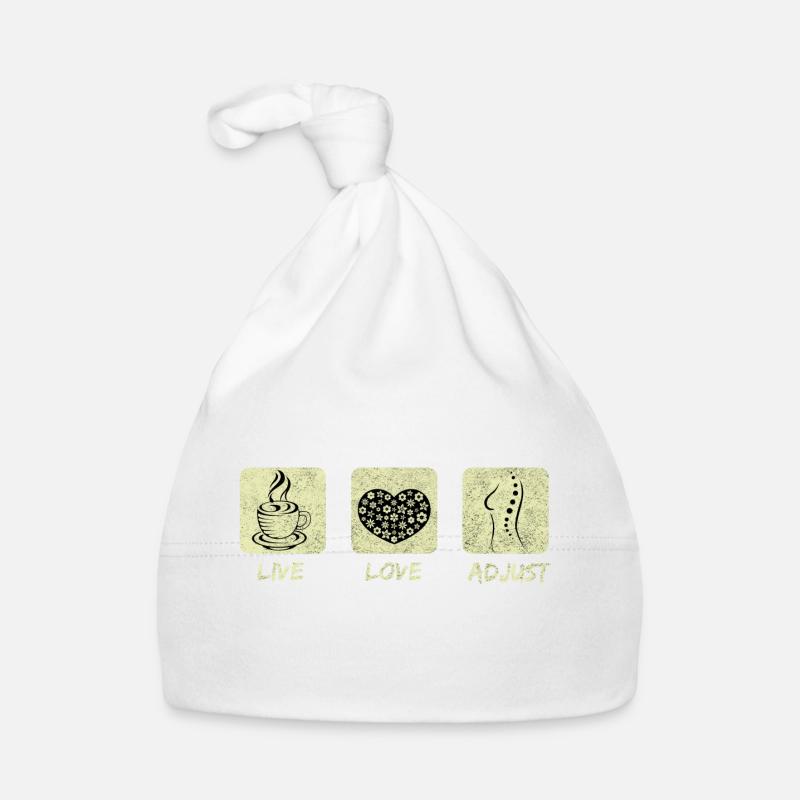 Chiropractor Physiotherapist Love I Gift Organic Baby Cap