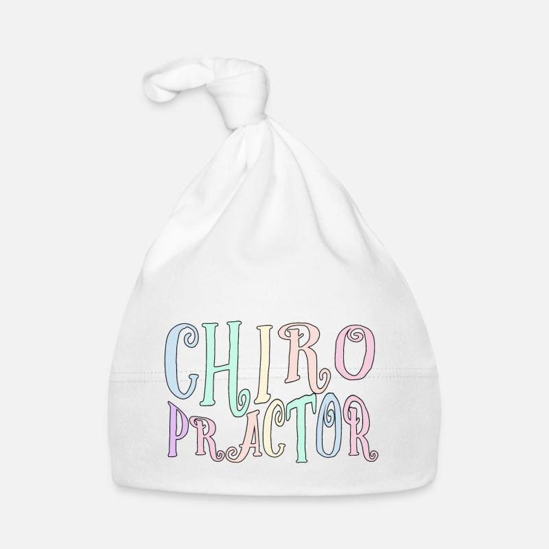 Chiropractor Physiotherapist Vintage I Gift Organic Baby Cap