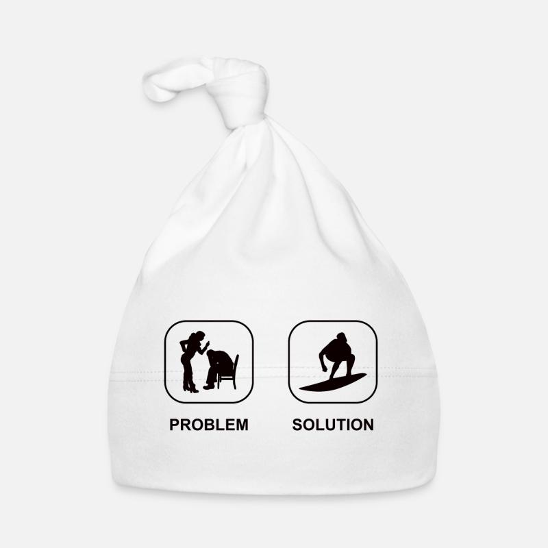 Surfer Surf instructor surf surf surfboard Organic Baby Cap