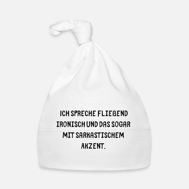 Ironisch Baby Bio-Mütze