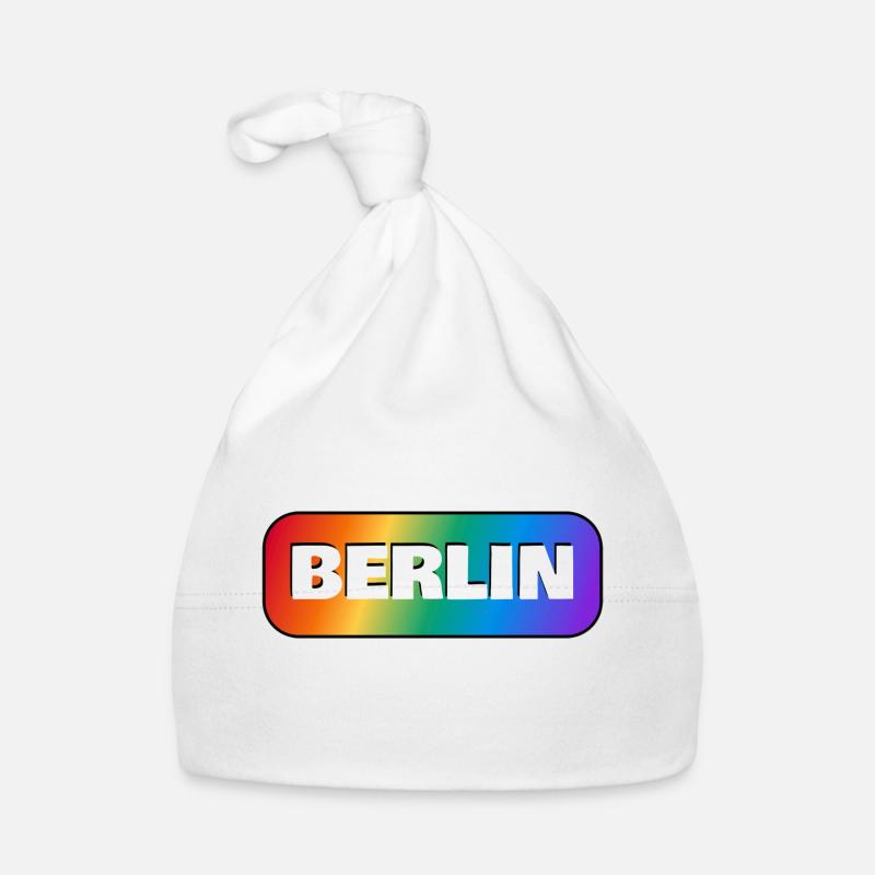 BERLINER REGENBOGEN HAPPY PRIDE Baby Bio-Mütze