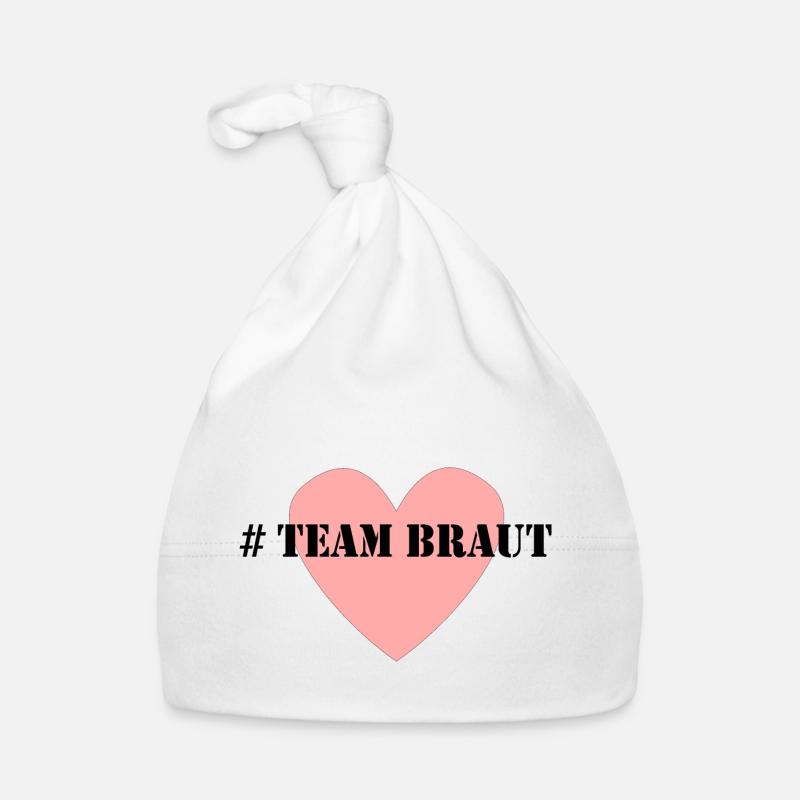 Team Braut Baby Bio-Mütze