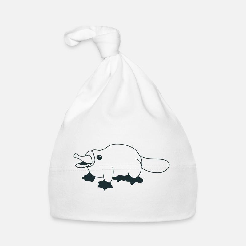 Squat Schnabeltier Baby Bio-Mütze