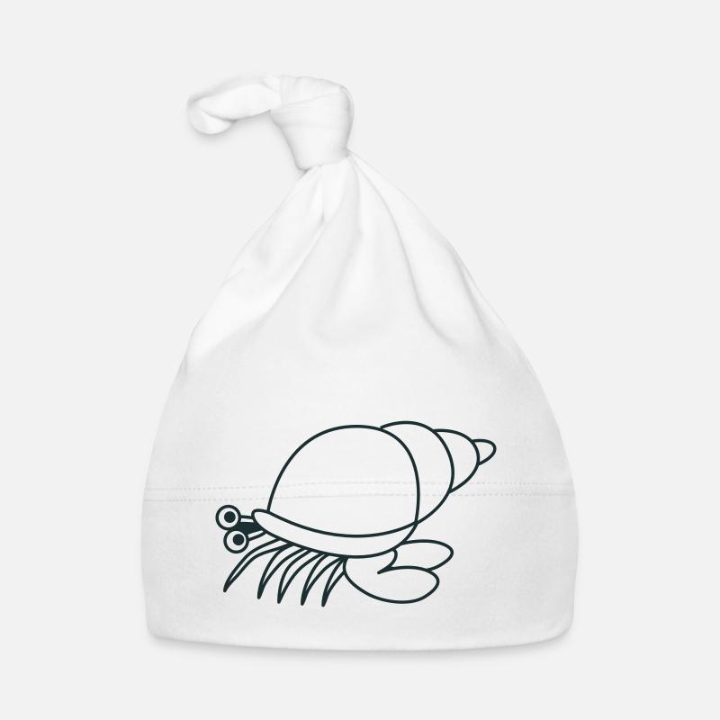 hermit crab Organic Baby Cap