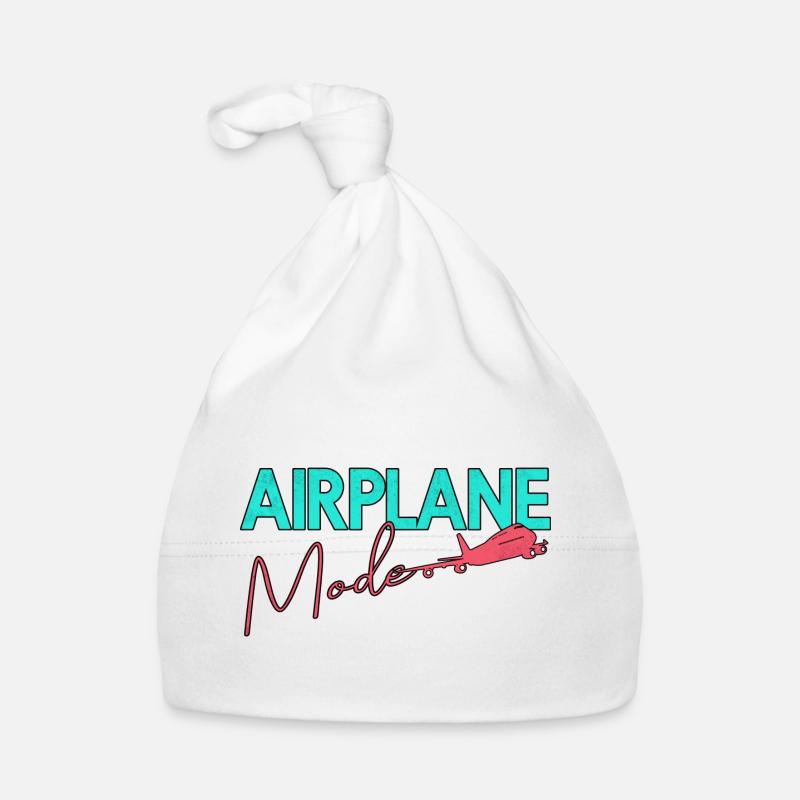 Airplane Pilot Fly Flight Mode An i Gift Organic Baby Cap