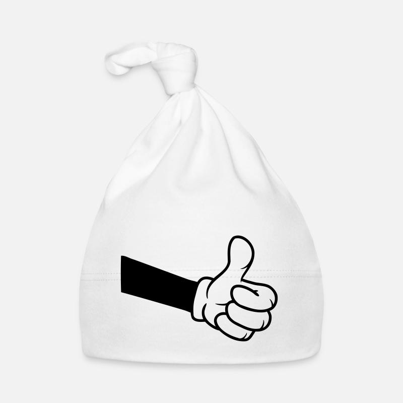 Confirmez OK Comic Hand Bonnet bio Bébé