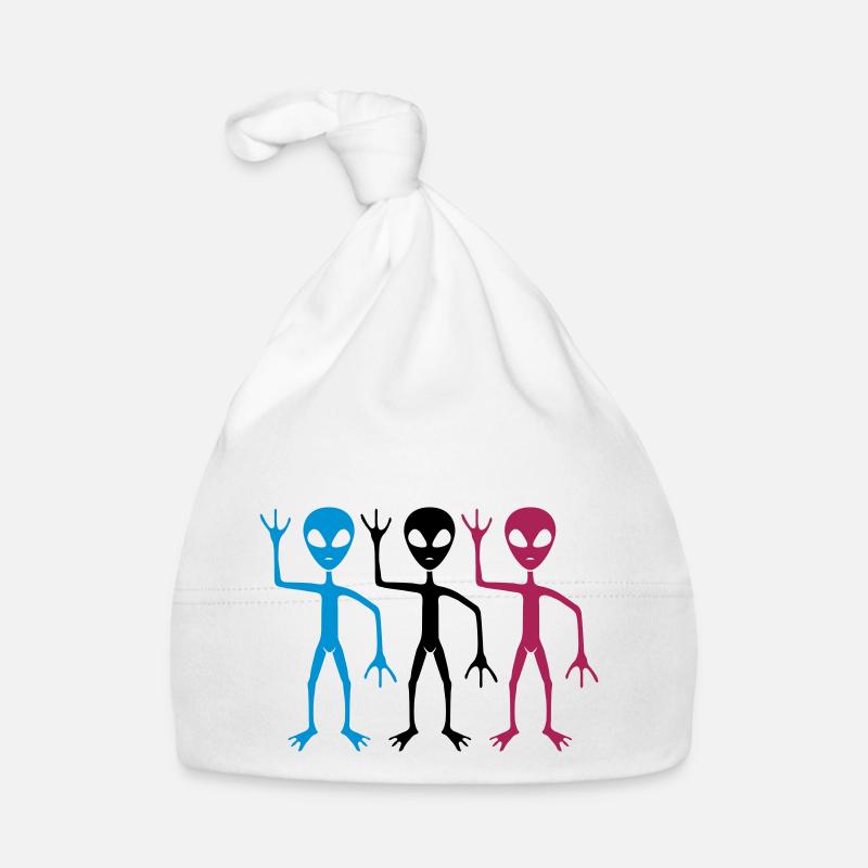 Équipage coloré Équipe Aliens Bonnet bio Bébé