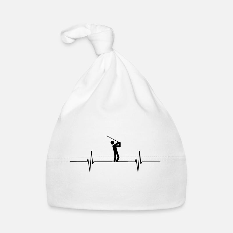 Heartbeat Golf Baby Bio-Mütze