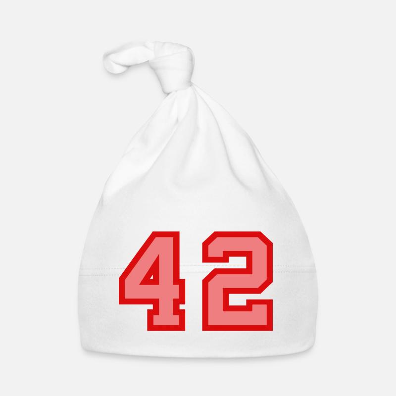 Cool Retro Retrostyle Numéro de maillot numéro de dos Bonnet bio Bébé