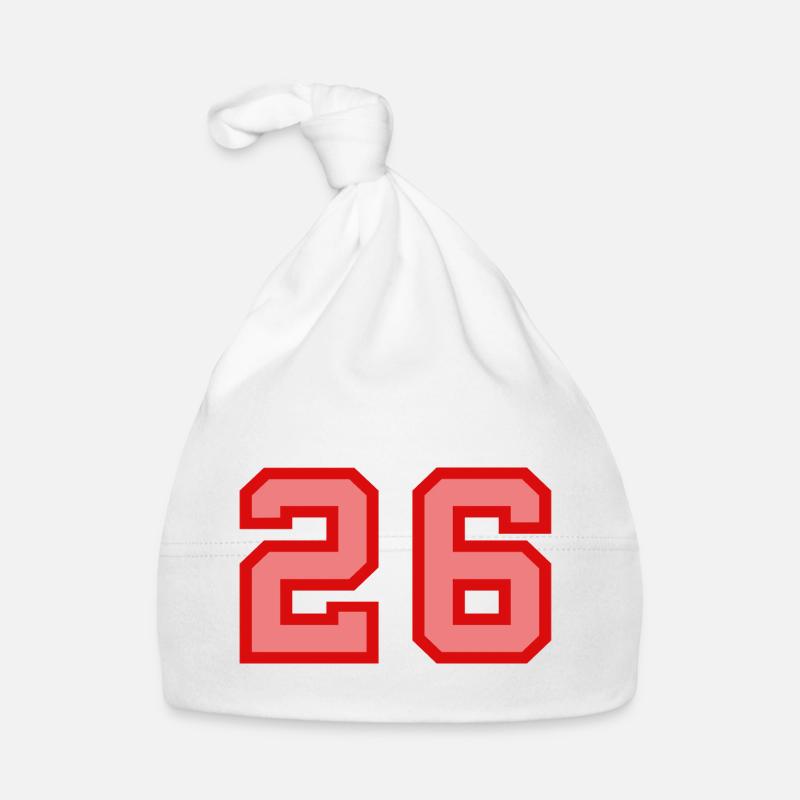 Cool Retro Retrostyle Numéro de maillot numéro de dos Bonnet bio Bébé