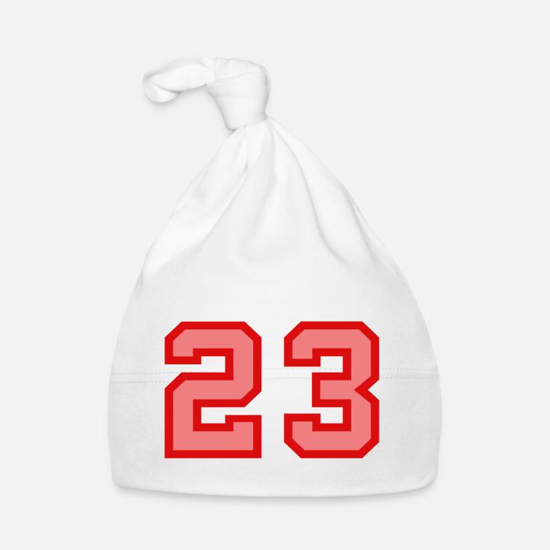 Cool Retro Retrostyle Numéro de maillot numéro de dos Bonnet bio Bébé