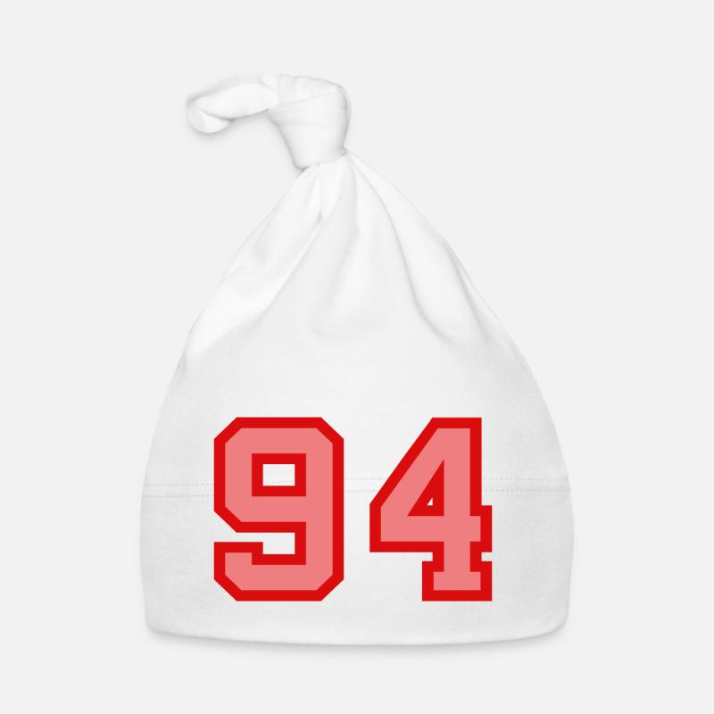 Cool Retro Retrostyle Numéro de maillot numéro de dos Bonnet bio Bébé