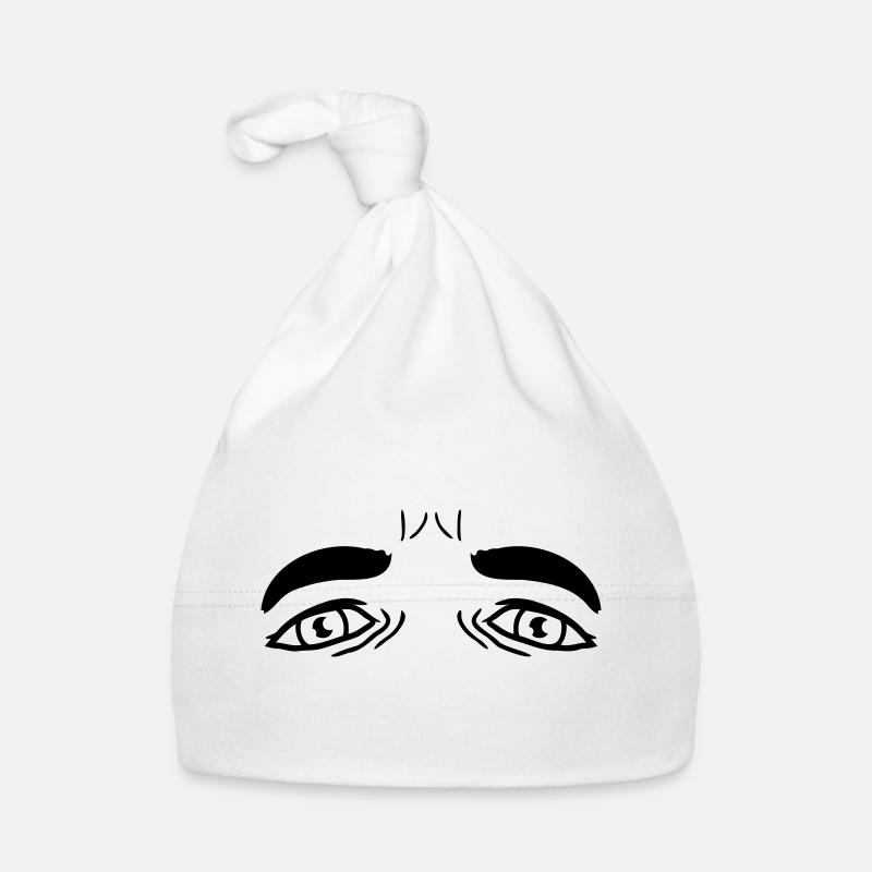 Conception de Crying Sad Eyes Bonnet bio Bébé
