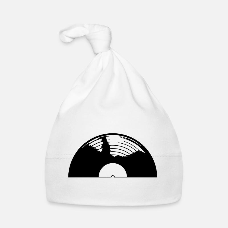 Retro halbe Vinyl Schallplatte Baby Bio-Mütze